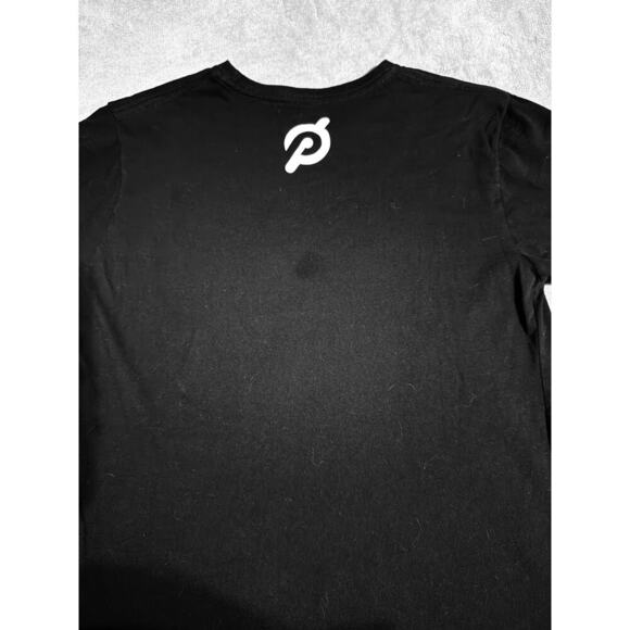 Peloton Crew Neck Black T-Shirt Size Medium Century Unisex 100%‎ Cotton Causal - Picture 4 of 6